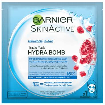 Garnier Hydrabomb Tissue Mask Pomegranate 30g